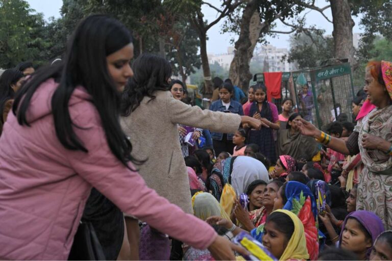 Roof Foundation - Sanitary Pad Free Distribution