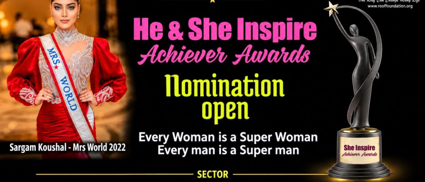 He & She Achiever Awards Nomination
